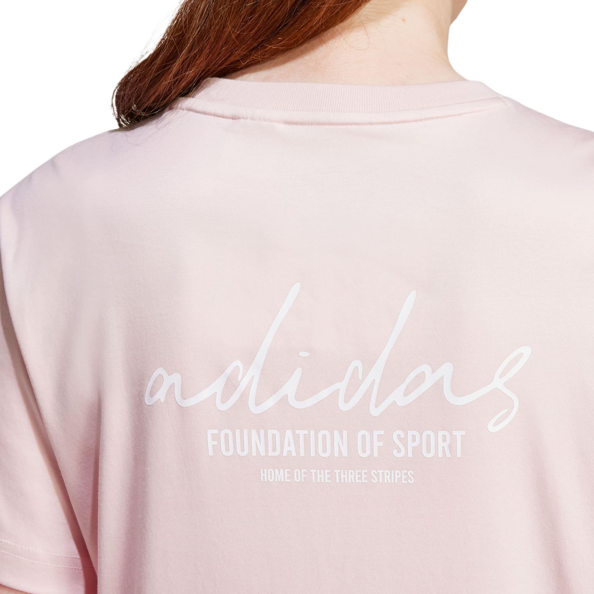 Adidas T Shirt Sand Brown Pink