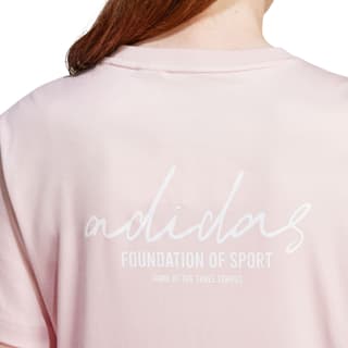Adidas T Shirt Sand Brown Pink