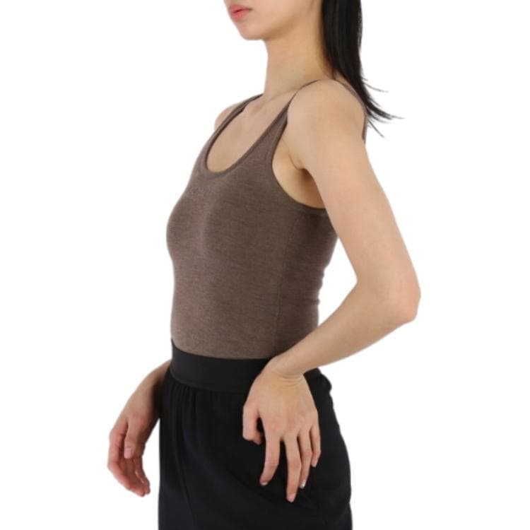 Burberry Bodysuits Brown Crew Neck
