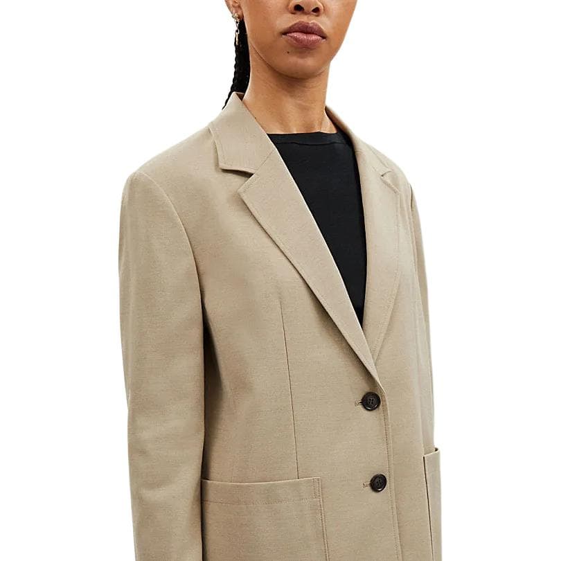 COACH SS24 Business Suit Coat Green Tea Brown