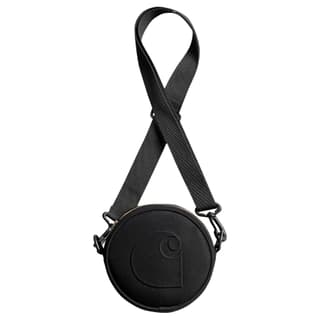 Carhartt WIP Nylon Small Round Bag, Crossbody Bag, Shoulder Bag Regular Black