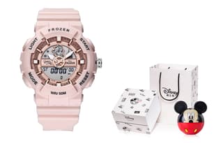 Disney Frozen Series Electronic Movement Watch Watch Pink Watch Dial