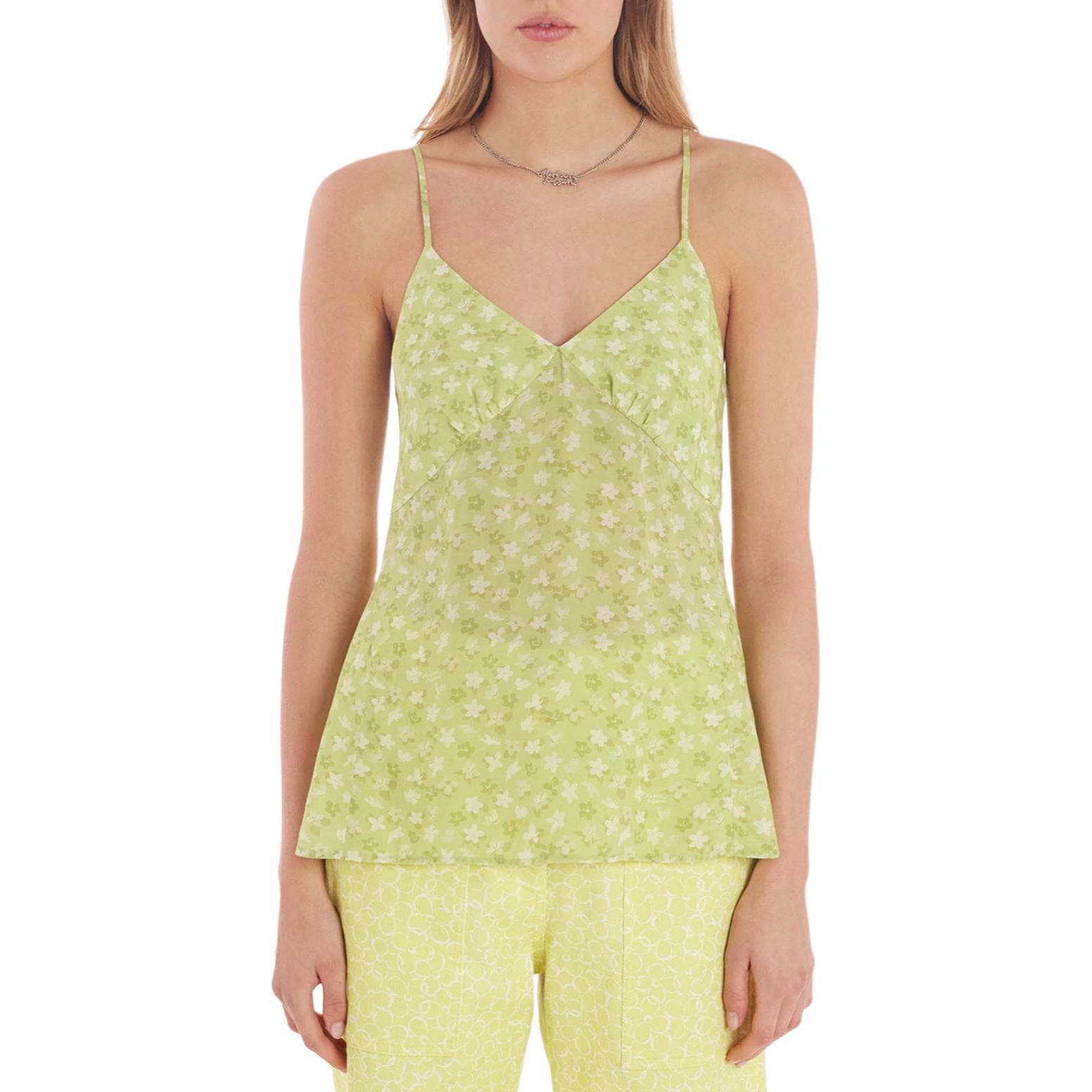 Maison Kitsune Camisole Green