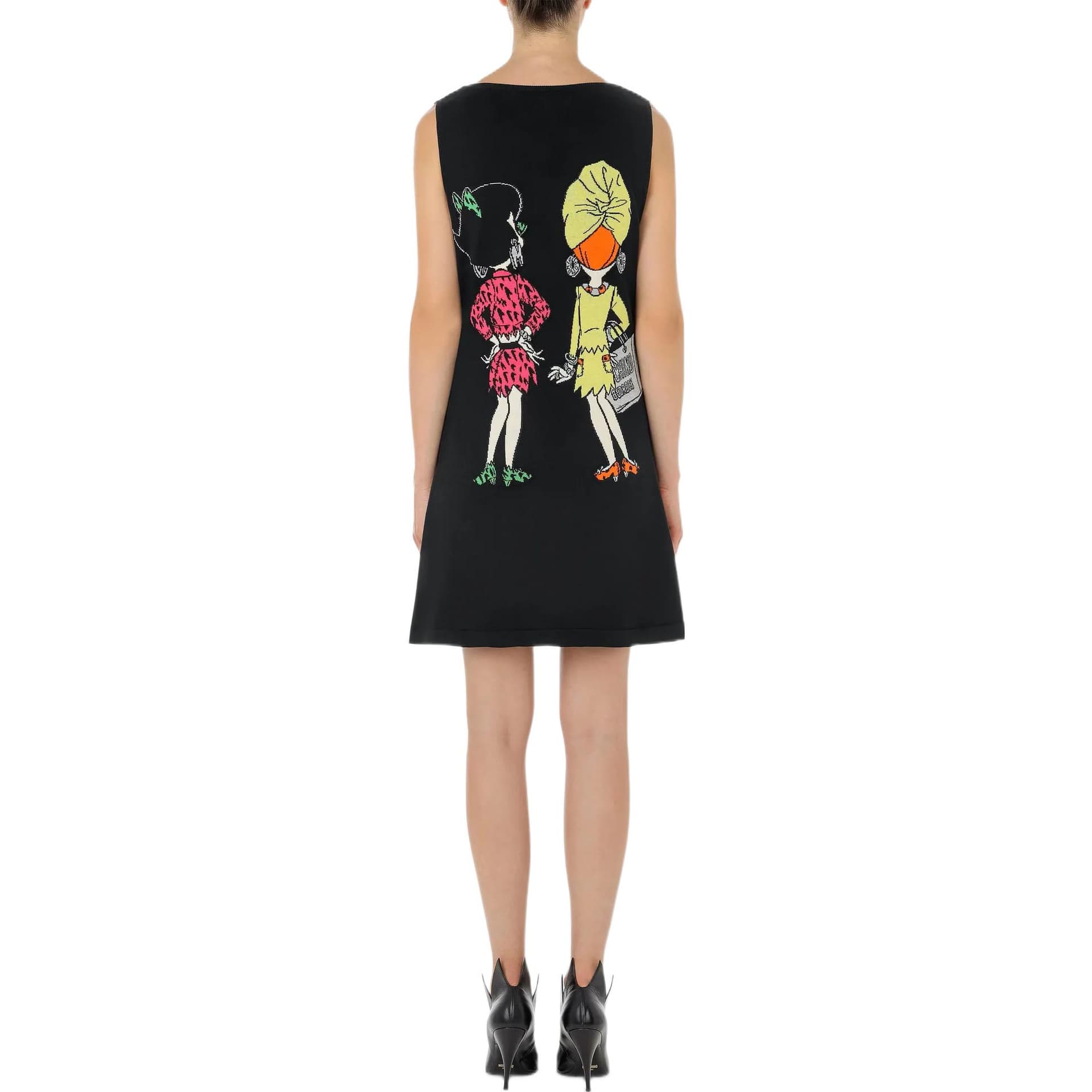 MOSCHINO Sleeveless Black Crew Neck