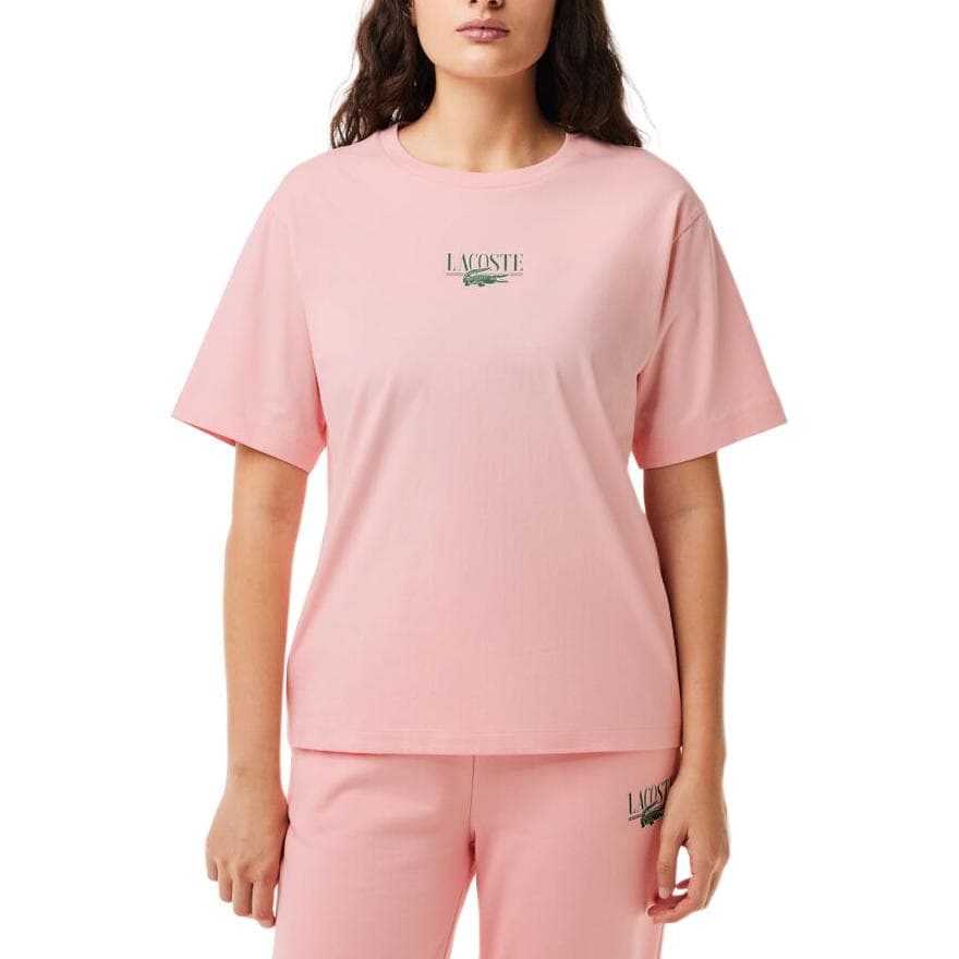 LACOSTE Logo-print Cotton T-shirt