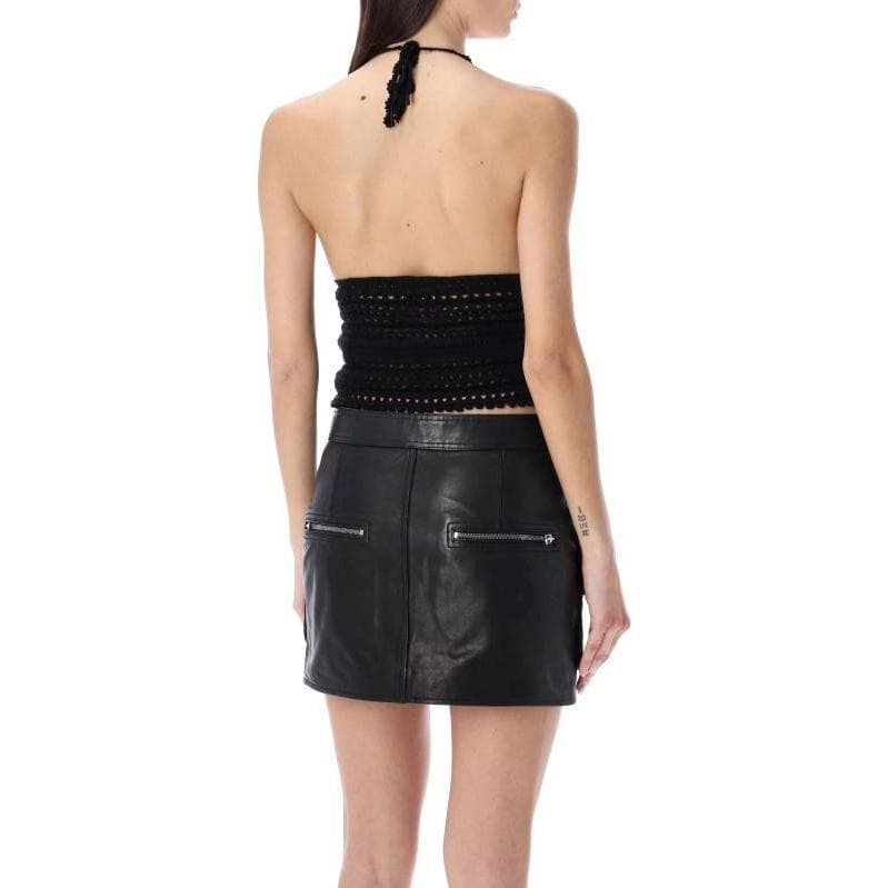 ISABEL MARANT Camisoles Black V neck Moderate Straight Fit