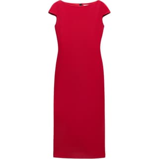 ZARA ZW Short Sleeved Dress Red