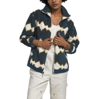 THE NORTH FACE Fleece Feminino Campshire Azul PP Velvet feel Coat Blue