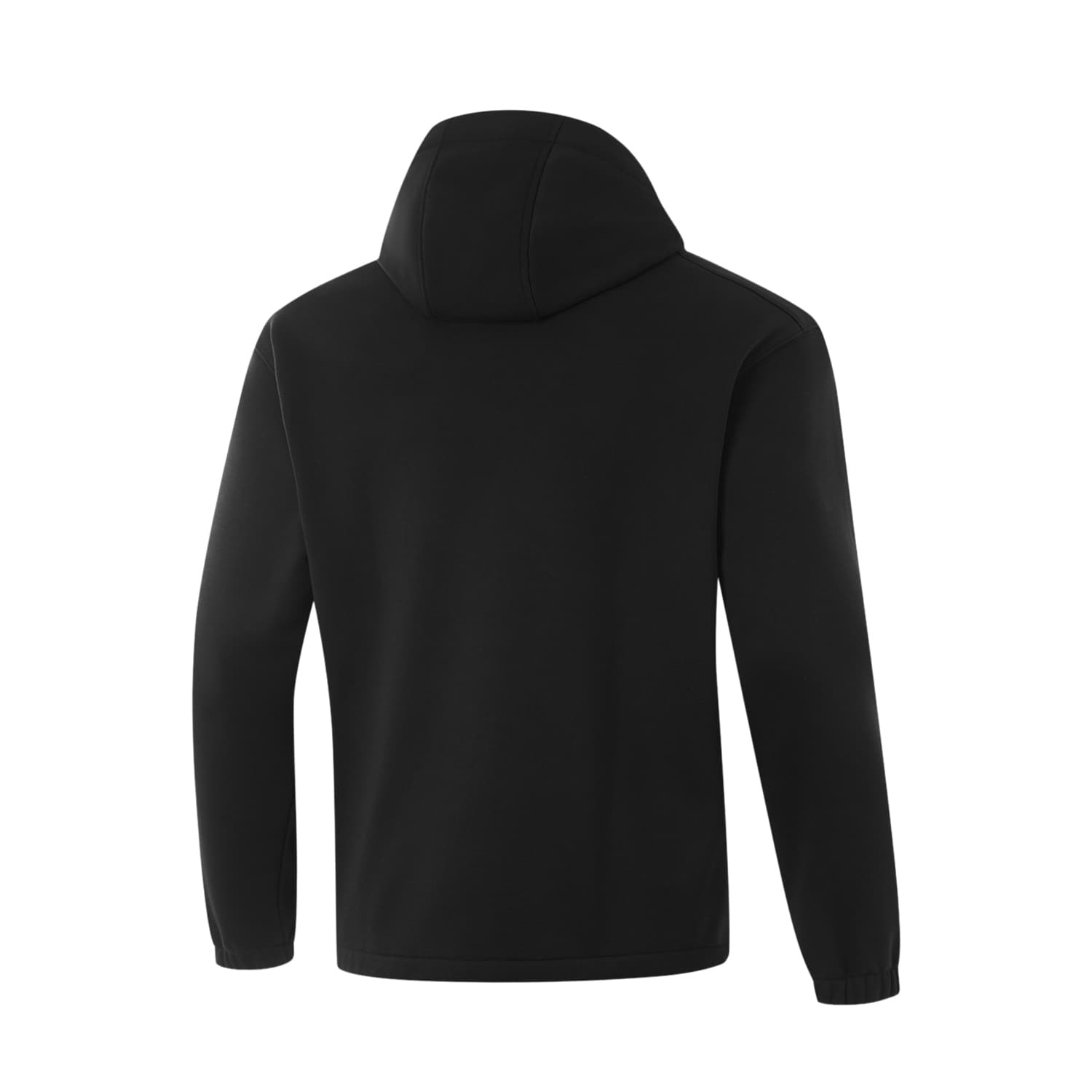 Li Ning Fitness Series Static Antibacterial Thermal Solid Color Hooded Fleece Lined Breathable Comfortable Zippers