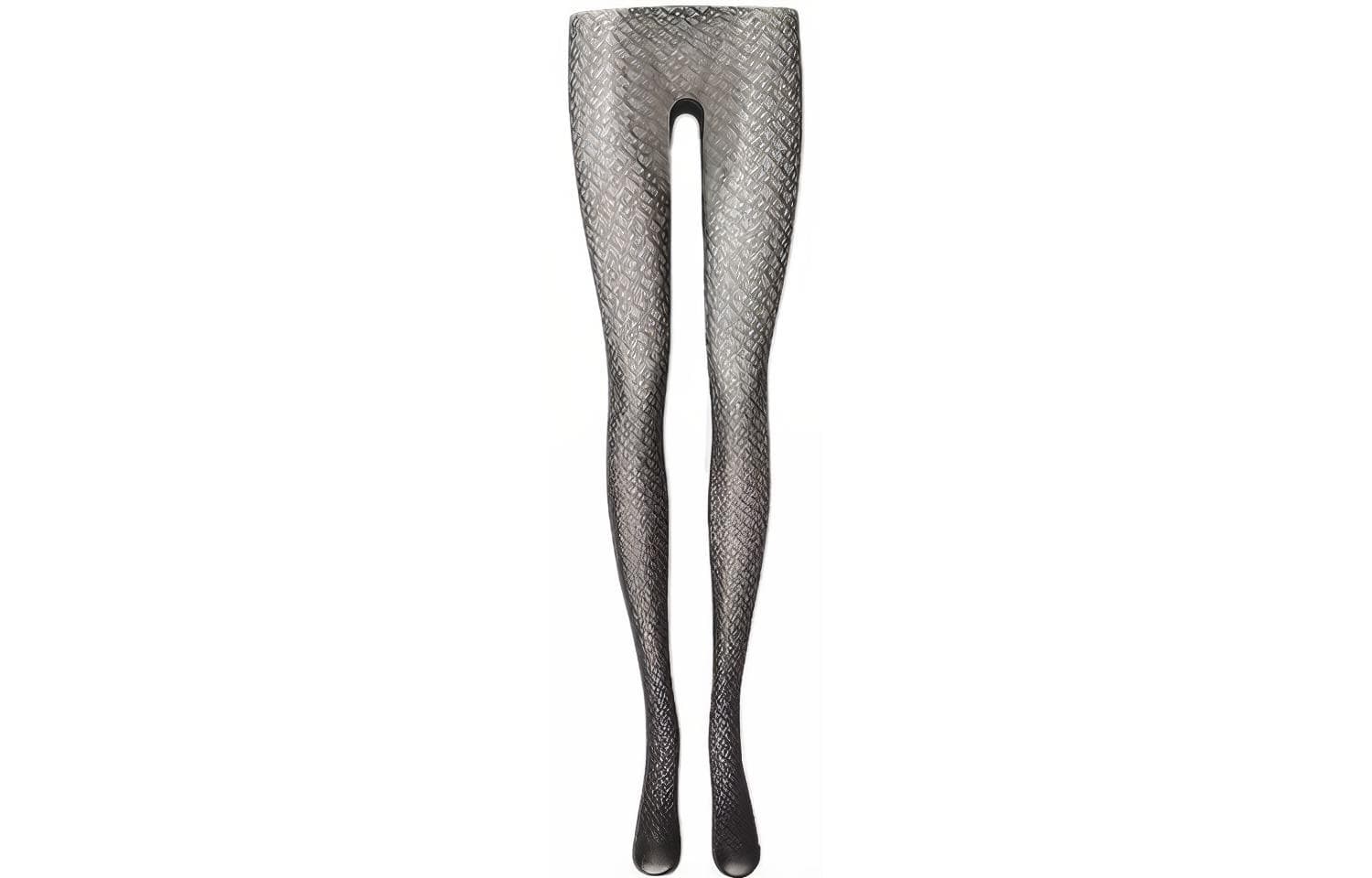 Burberry Monogram Motif Tights 'Grey' Black