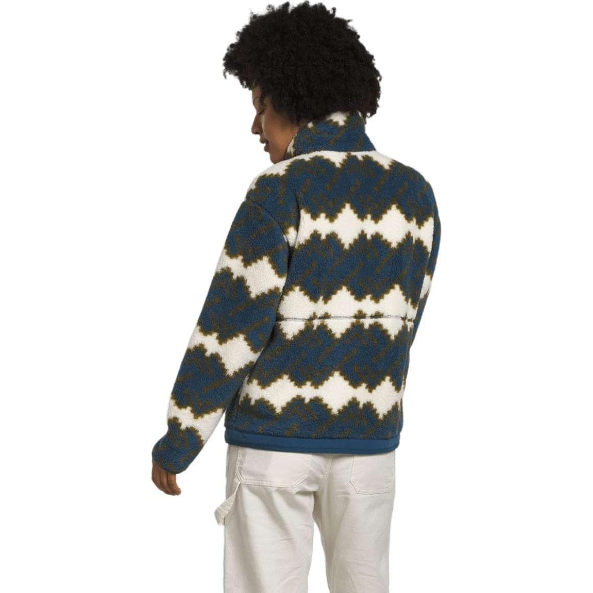 THE NORTH FACE Fleece Feminino Campshire Azul PP Velvet feel Coat Blue