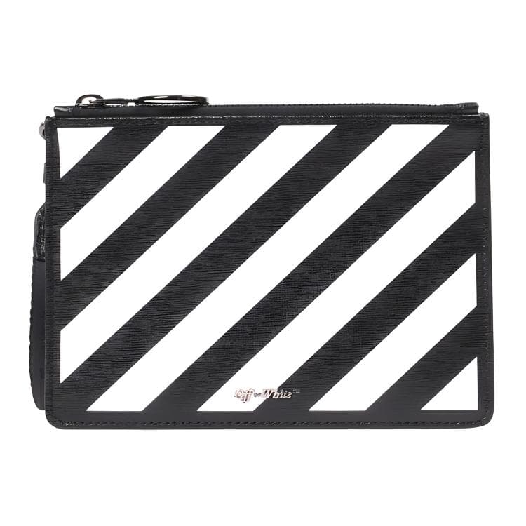 OFF WHITE Pochette Clutch Regular Black & White Box (Basic Set+Box)