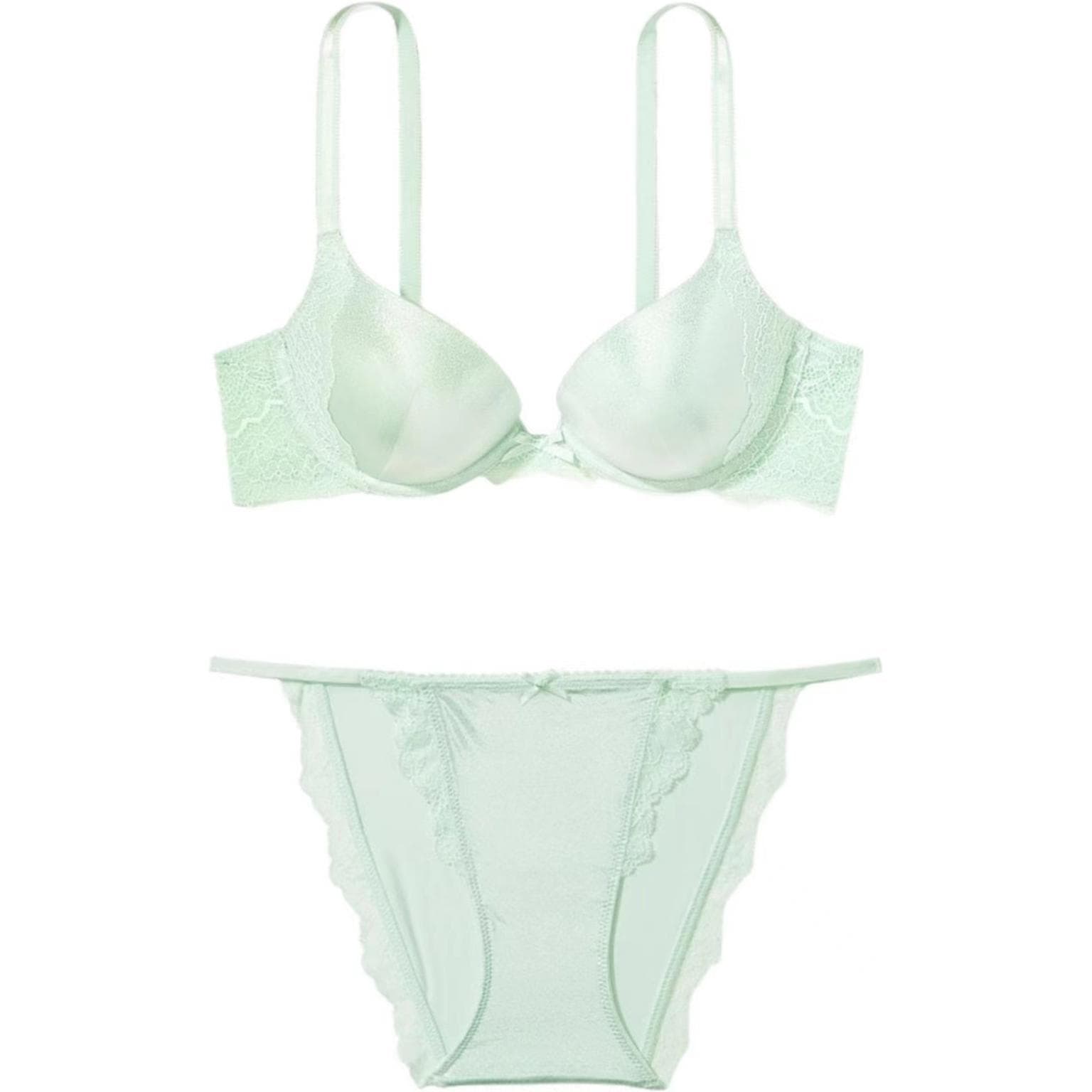 Victoria's Secret Set Green Clothing Sets (Green)