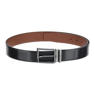 FERRAGAMO Calfskin Black Width 3.5cm