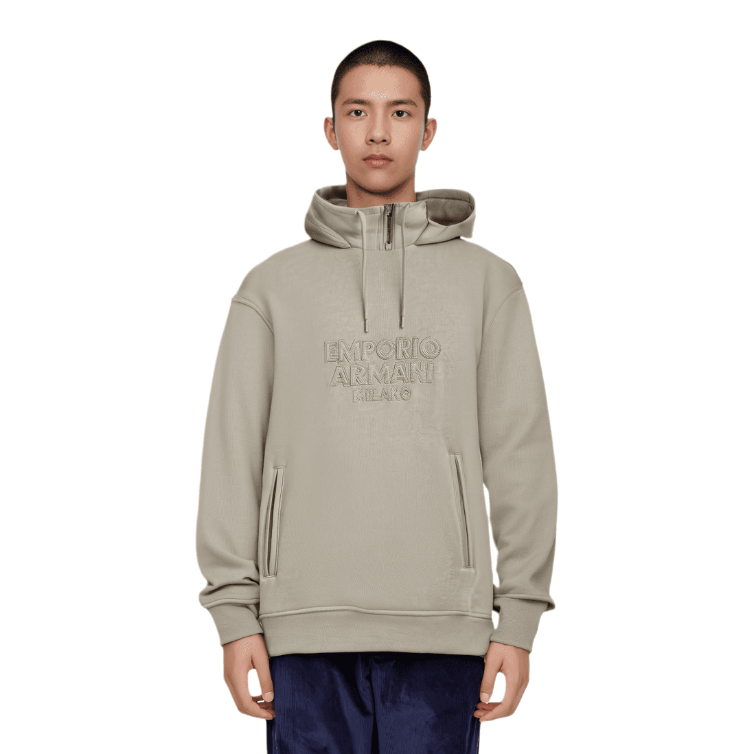 EMPORIO ARMANI SS24 Sweatshirt Light Coffee
