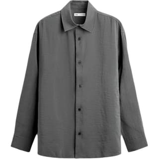 ZARA Shirts Light Gray Lapel Moderate Other