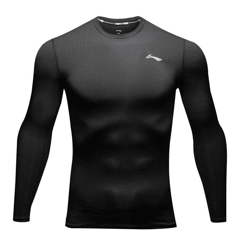 Matching Sets (Black Tight Fit LongSleeved+Black Pants+Black Sports Shorts)