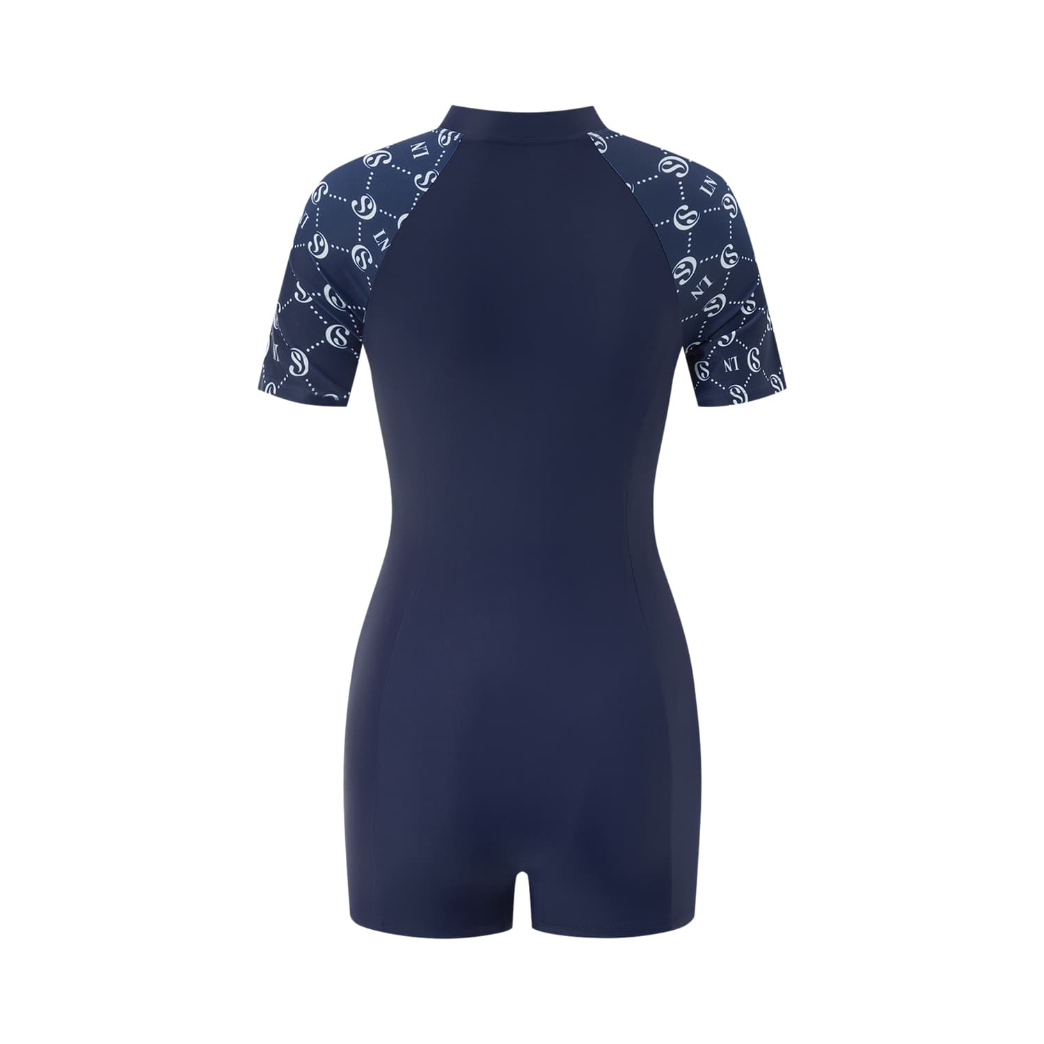 Li Ning Swim Collection One piece Swimsuit Dark Bowl Blue