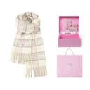 White (Pink Heart Shopping Bag+Box)