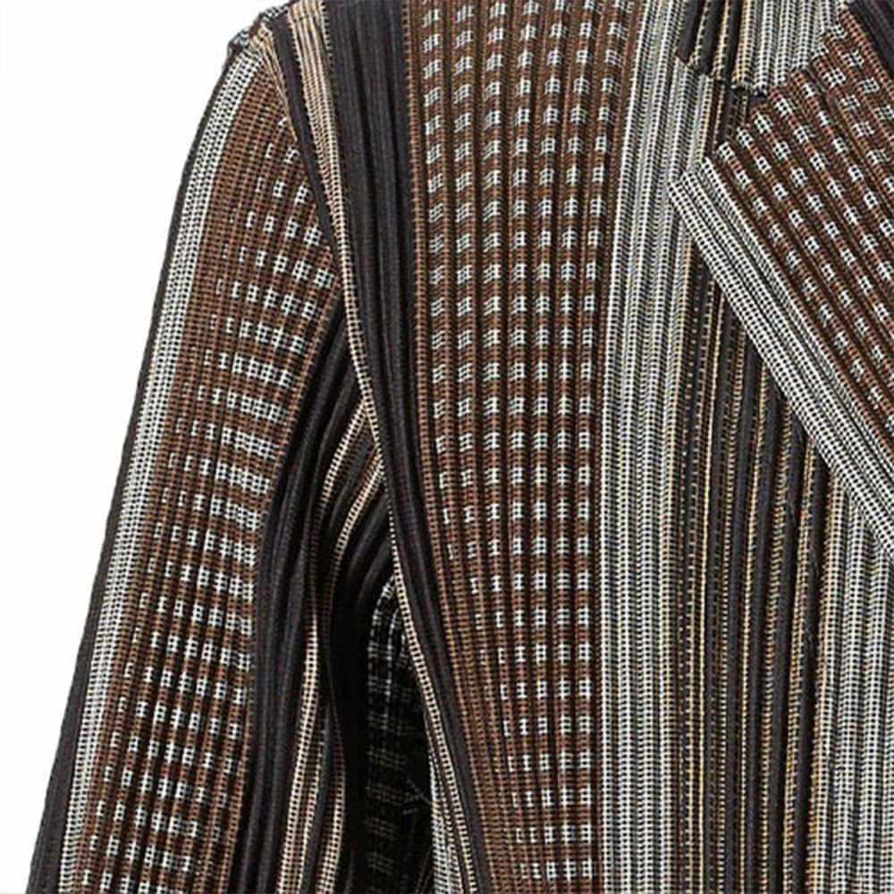Homme Plissé Issey Miyake Business Suit Coat Brown