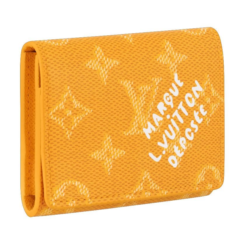 LOUIS VUITTON Envelope Business Card Holder Yellow