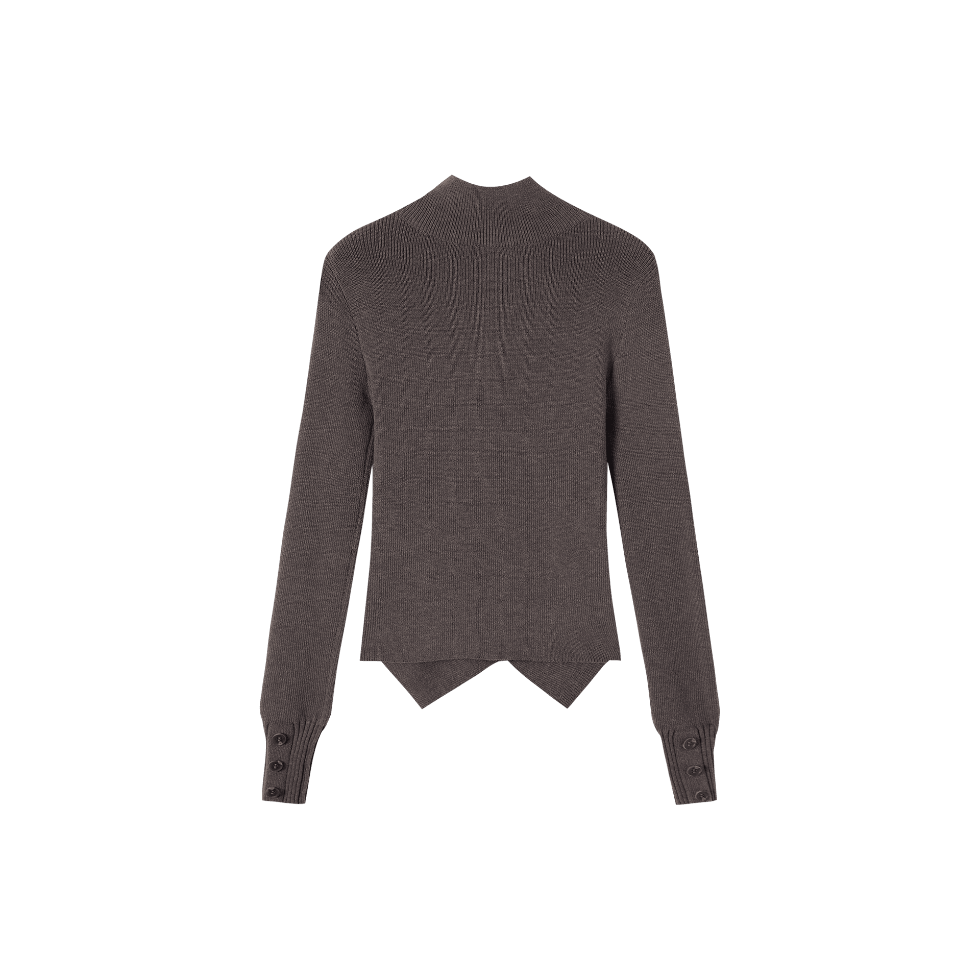 DIALOGUE Knitwear Crew Neck Moderate Nippedin Waist
