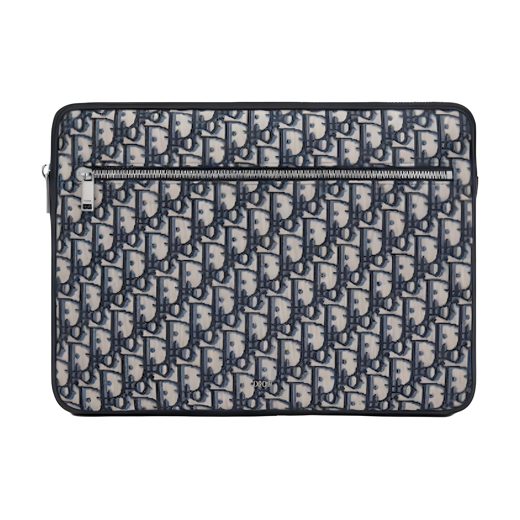 DIOR Canvas Bag Clutch Laptop Bag Black/White Box(Basic Set+Box)