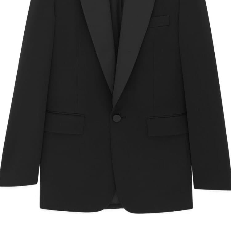 Saint Laurent SingleBreasted LongSleeved Jacket