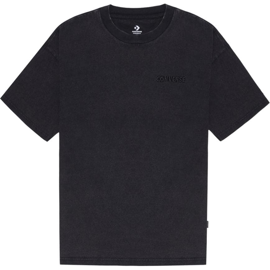 Converse T Shirts Black Crew Neck Moderate