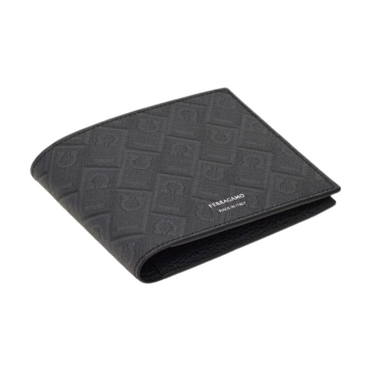 FERRAGAMO Synthetic Wallet Black & Gray