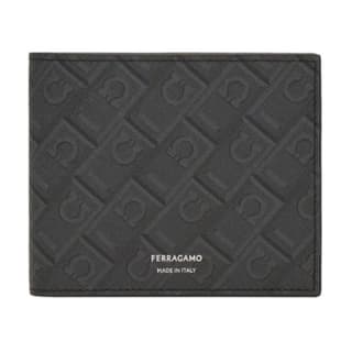 FERRAGAMO Synthetic Wallet Black & Gray