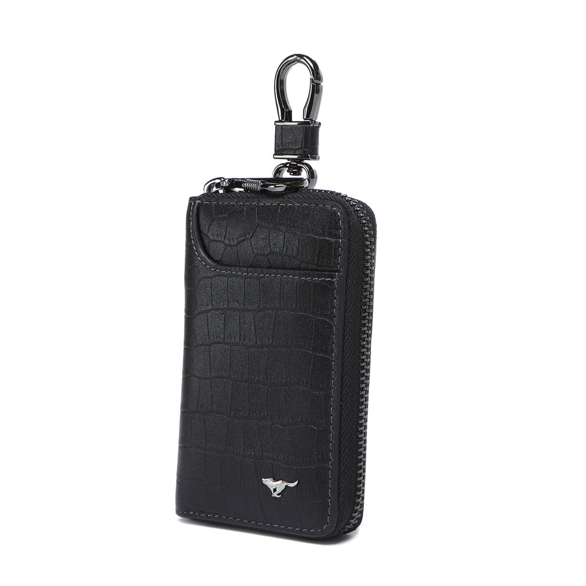 SEPTWOLVES Grain Cow Key Pouch Small Black