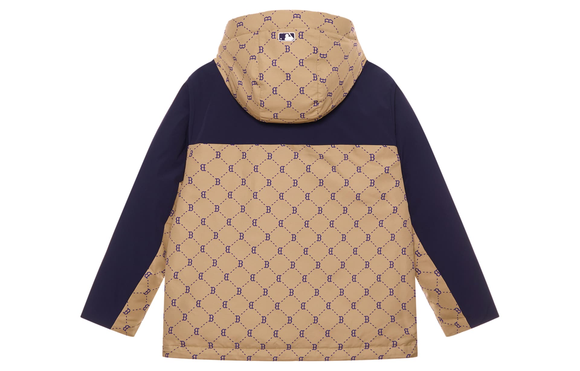 MLB MONOGRAM Collection Basic Boston Red Sox FW24 Down Jacket Light Beige