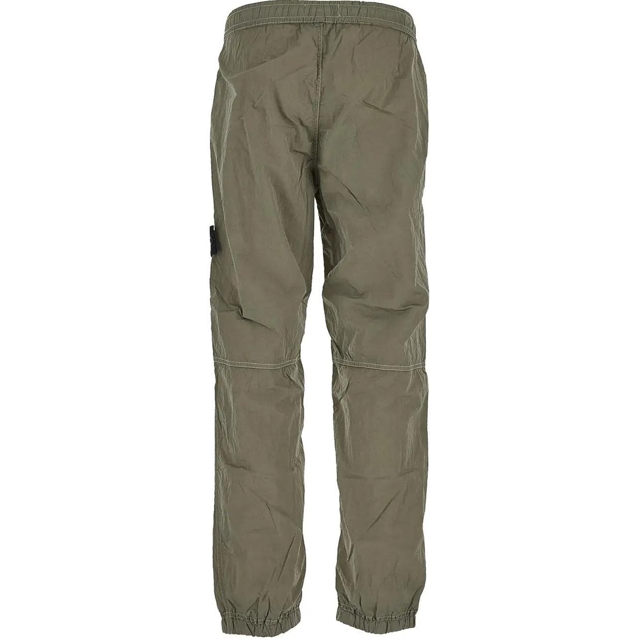 STONE ISLAND Logo Patch Straight Leg Trousers