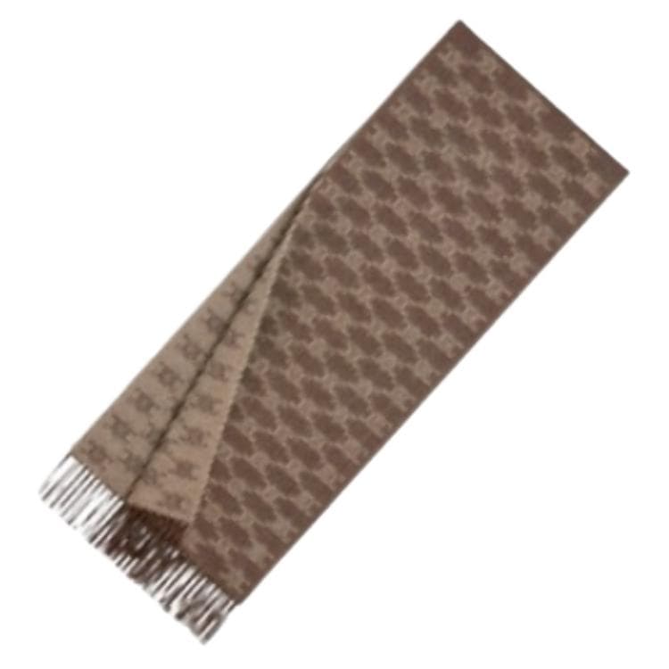 CELINE Scarf In Monogram Cashmere