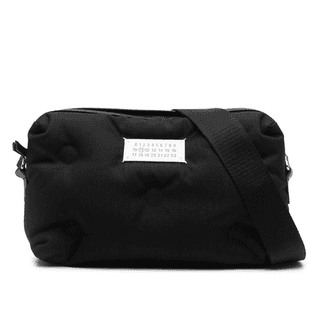Maison Margiela Calfskin Crossbody Bag, Shoulder Bag Black