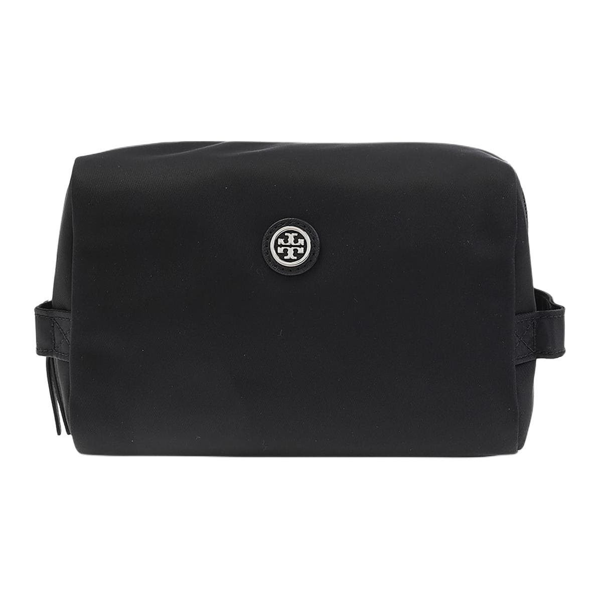TORY BURCH Polyamide Clutch Toiletry Bag Black Basic Set (Bag+Dust Bag)