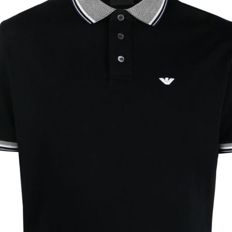 EMPORIO ARMANI SS23 Polo Shirt Navy Blue