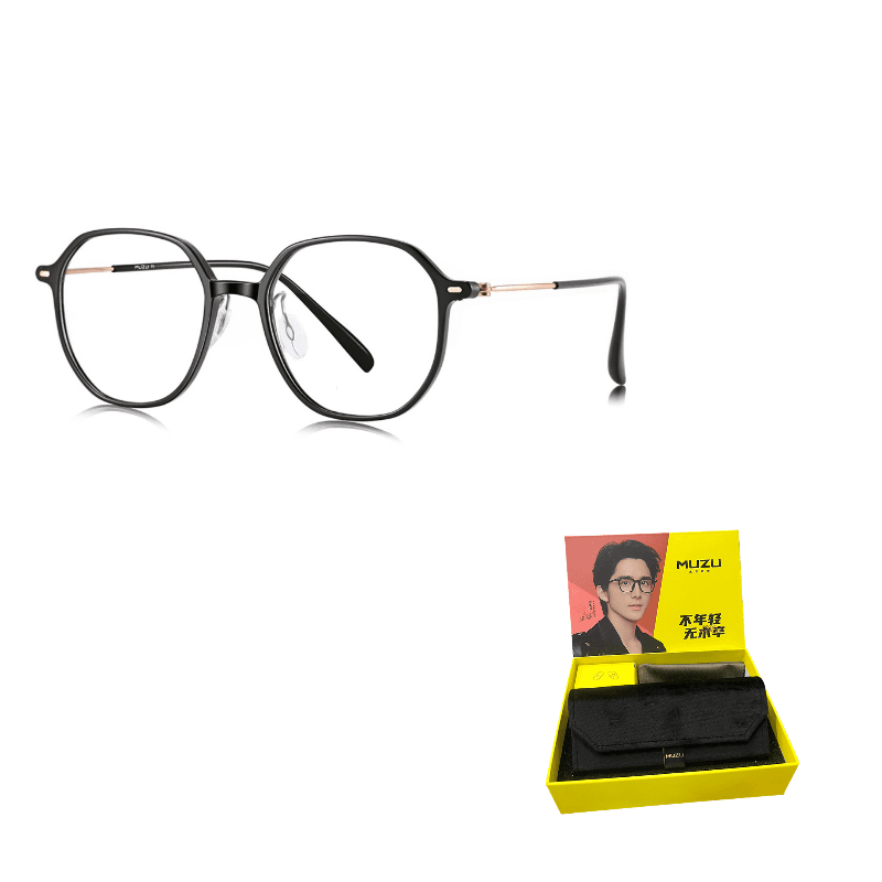 Versatile Black | Rose GoldC13 & Plano Blue Light Blocking NonPrescription Lens