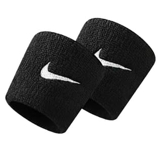 Nike Cotton, Polyamide, Polyester, Elastane Wristbands Black