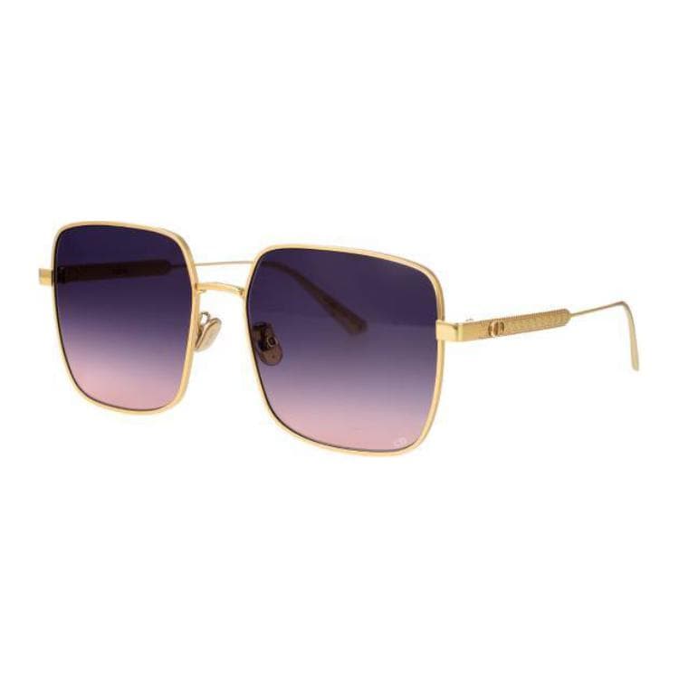 DIOR Eyewear DIORCannage S1U Square Frame Sunglasses Gold