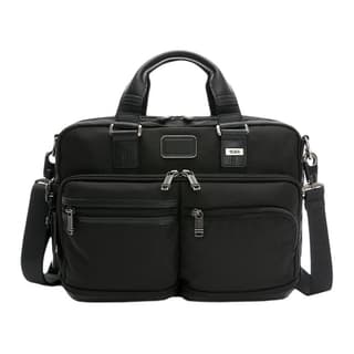 TUMI Nylon Briefcase, Shoulder Bag, Crossbody Bag, Handbag Black