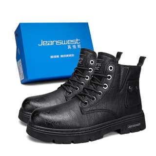 JEANSWEST Biker Tactical Outdoor Mountaineering Essentials Crew Martin Boot