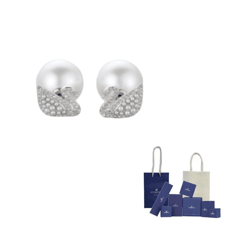 Swarovski ICONIC SWAN Stud Earrings