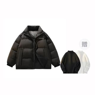 YAYA Down Jackets Stand Collar Thickened