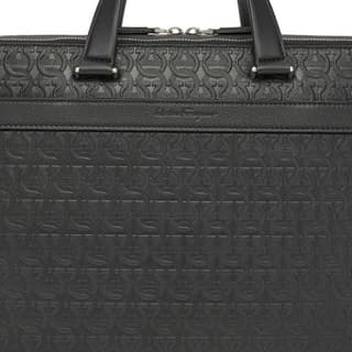FERRAGAMO Travel Handbag Black