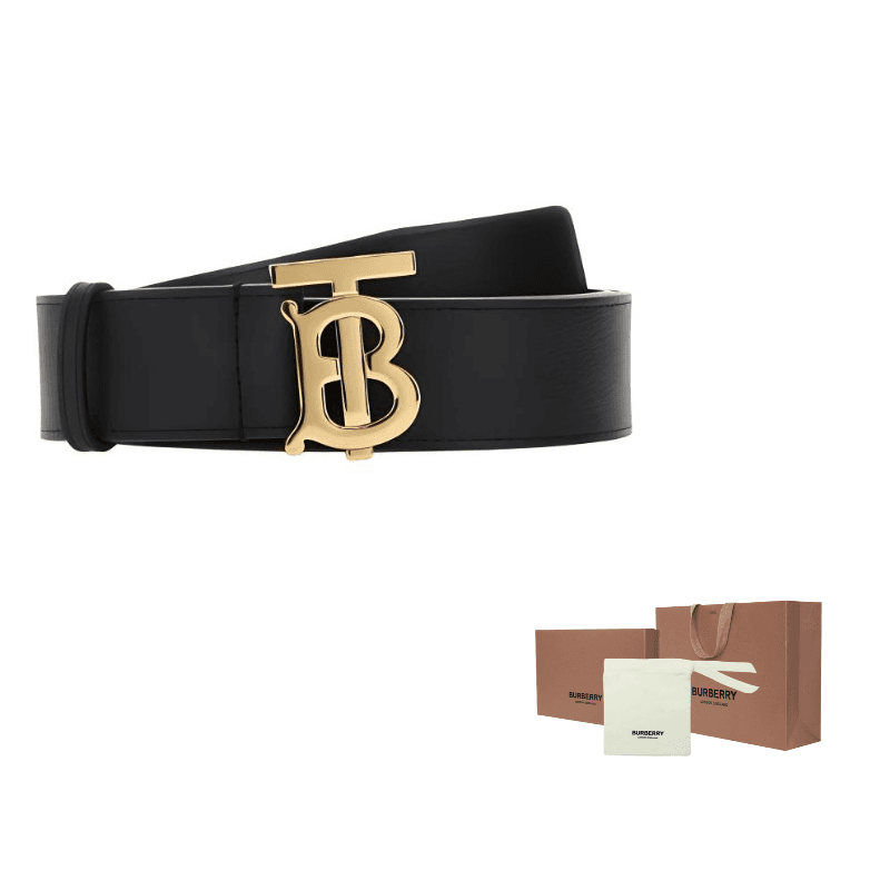 Burberry Black Width 3.5cm Black/Gold