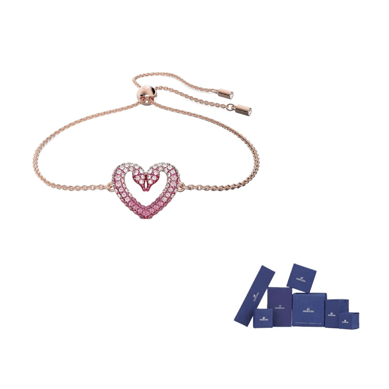 Swarovski Una Faux Crystal Bracelets Pink Pink