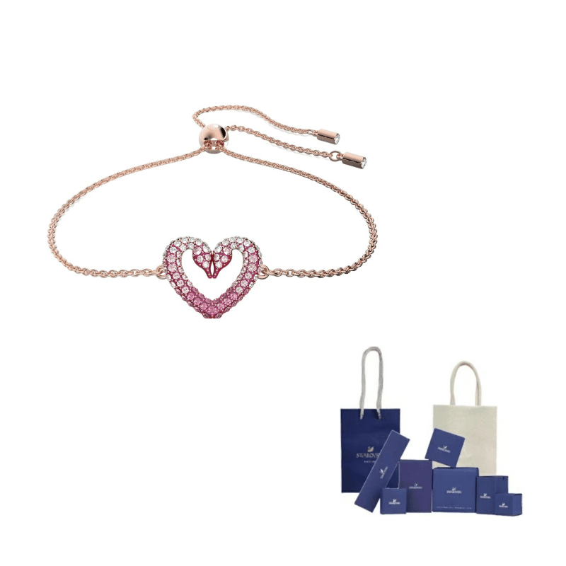 Swarovski Una Faux Crystal Bracelets Pink Pink