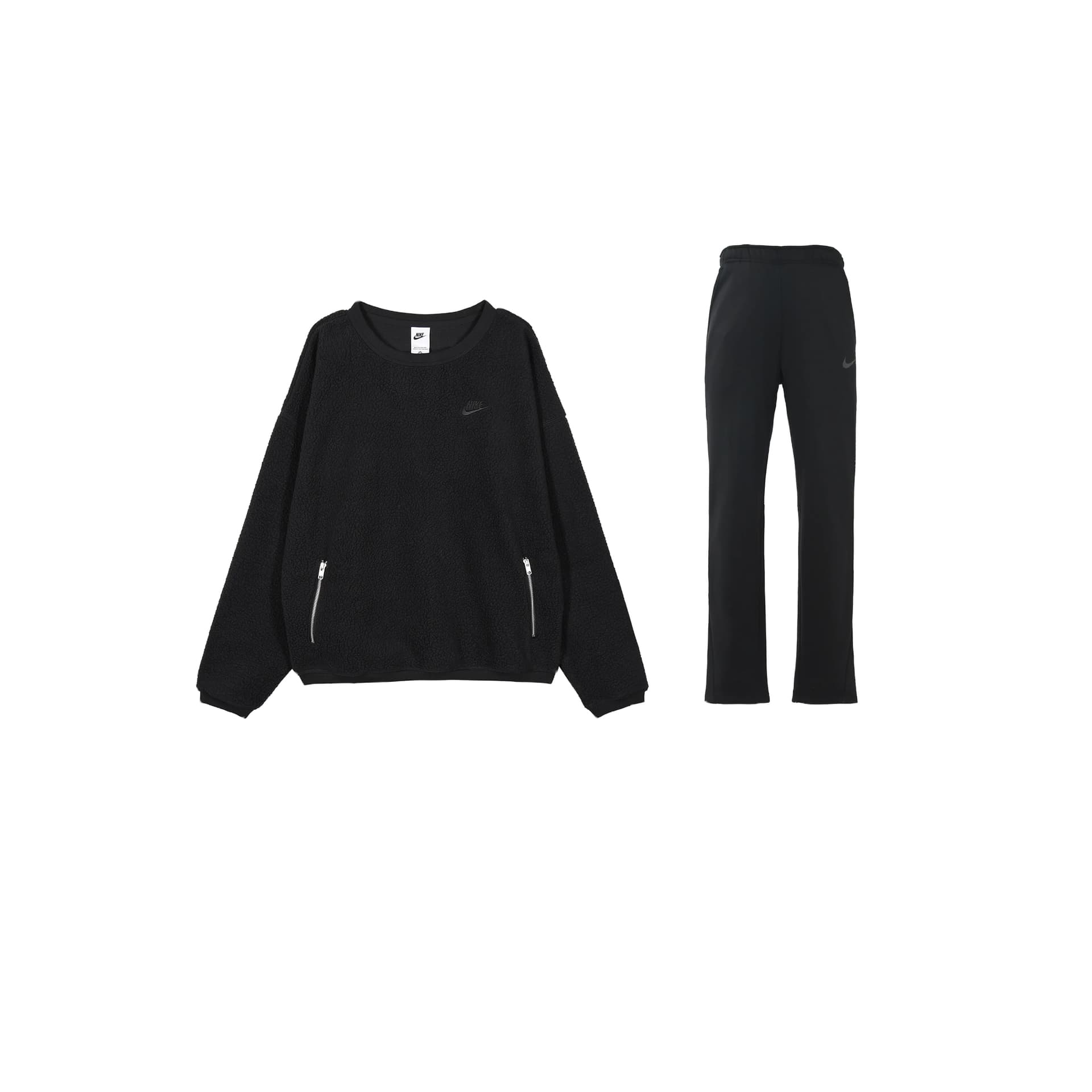 Nike Sweatshirt Set Black